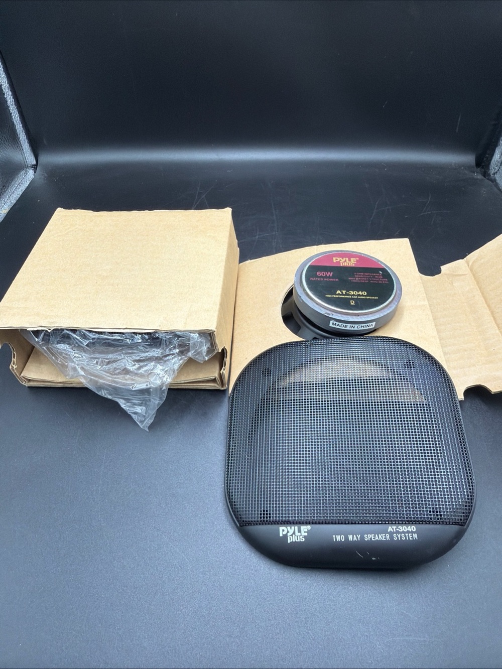 (2) Pyle Plus 60W AT-3040 Two Way Speaker Car Speakers